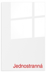 Kuchyňská dvířka Akryl Glass  5000 - Biela POLAR jednostranná