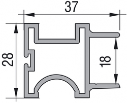 Madlo DUO 2,7m 