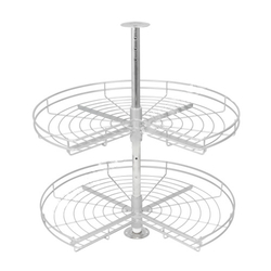 Otočný kôš 3/4-Fi820, NOVA,strieborný lak 