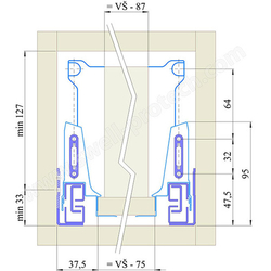 EVObox Evolution 86 A01, d-270, šedý /Swell