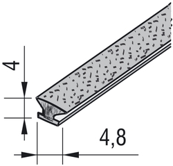 Stetina dorazova lepiaca 4.8x4