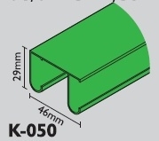 LAGUNA Vedení horní K-050 pro UNIFUTURE II AL  3,m /Laguna 