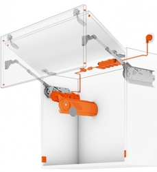 Sada zdvihacích mechanizmů Aventos HF 2200 slabý /Blum