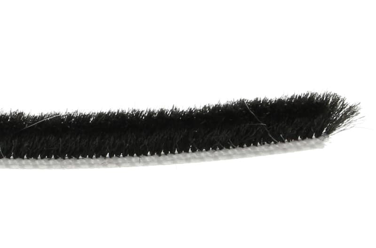 LAGUNA Kartáček dorazový úzký 4,8 x 4,0 mm k nalepení černý